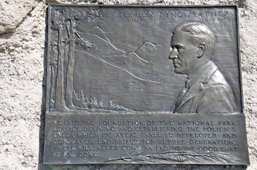 Plaque: Stephen T. Mather 1867-1930